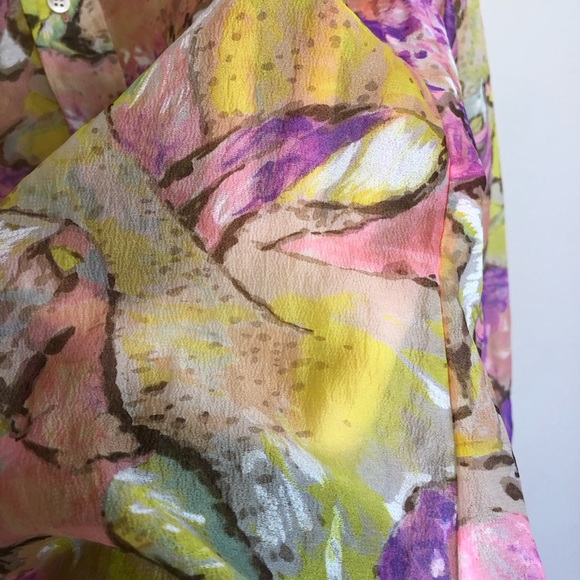 Vintage Lady Manhattan 70s Psychedelic Shirt - Picture 10 of 11